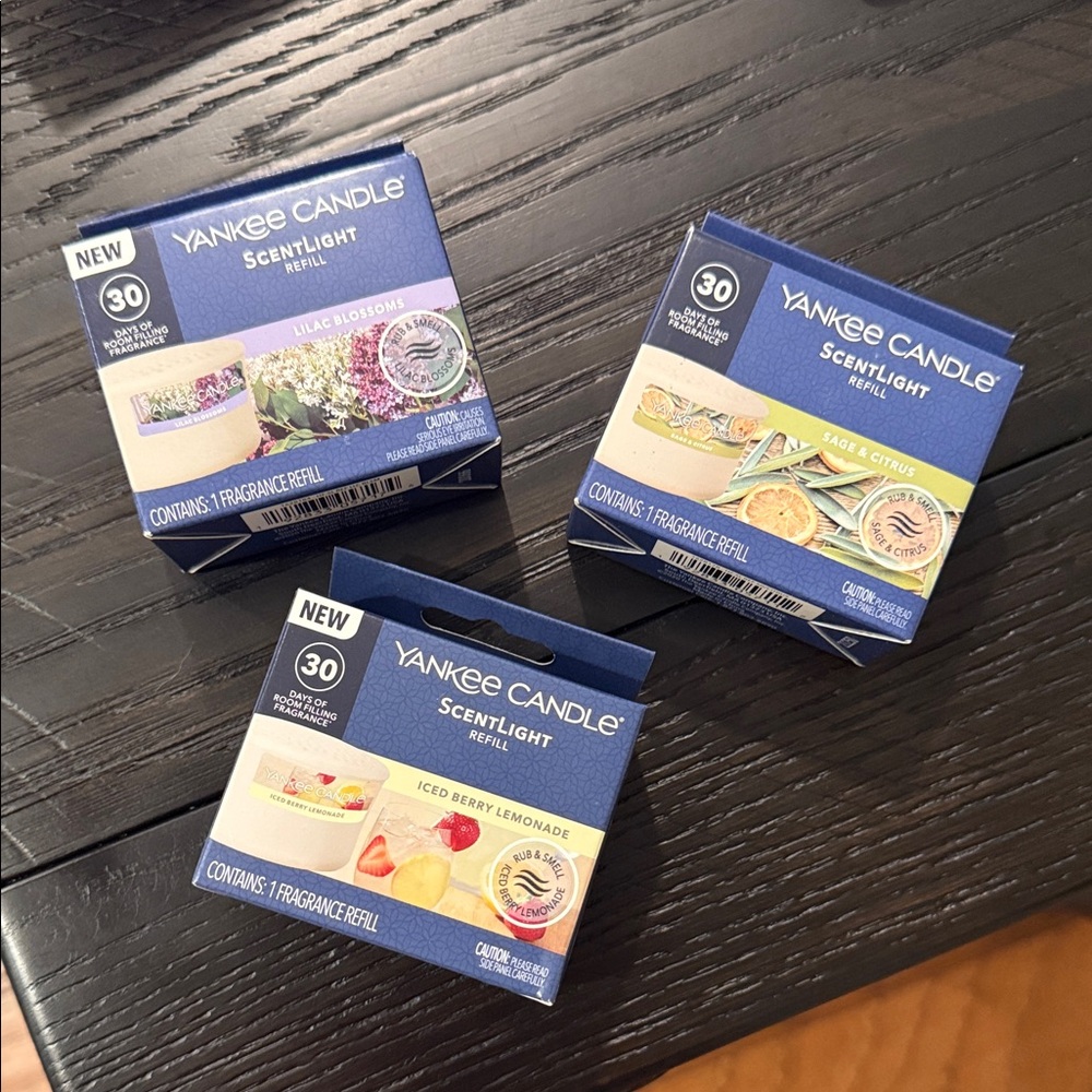 Yankee Candle ScentPlug Refill Pack - Blue Packaging (Set of 3)